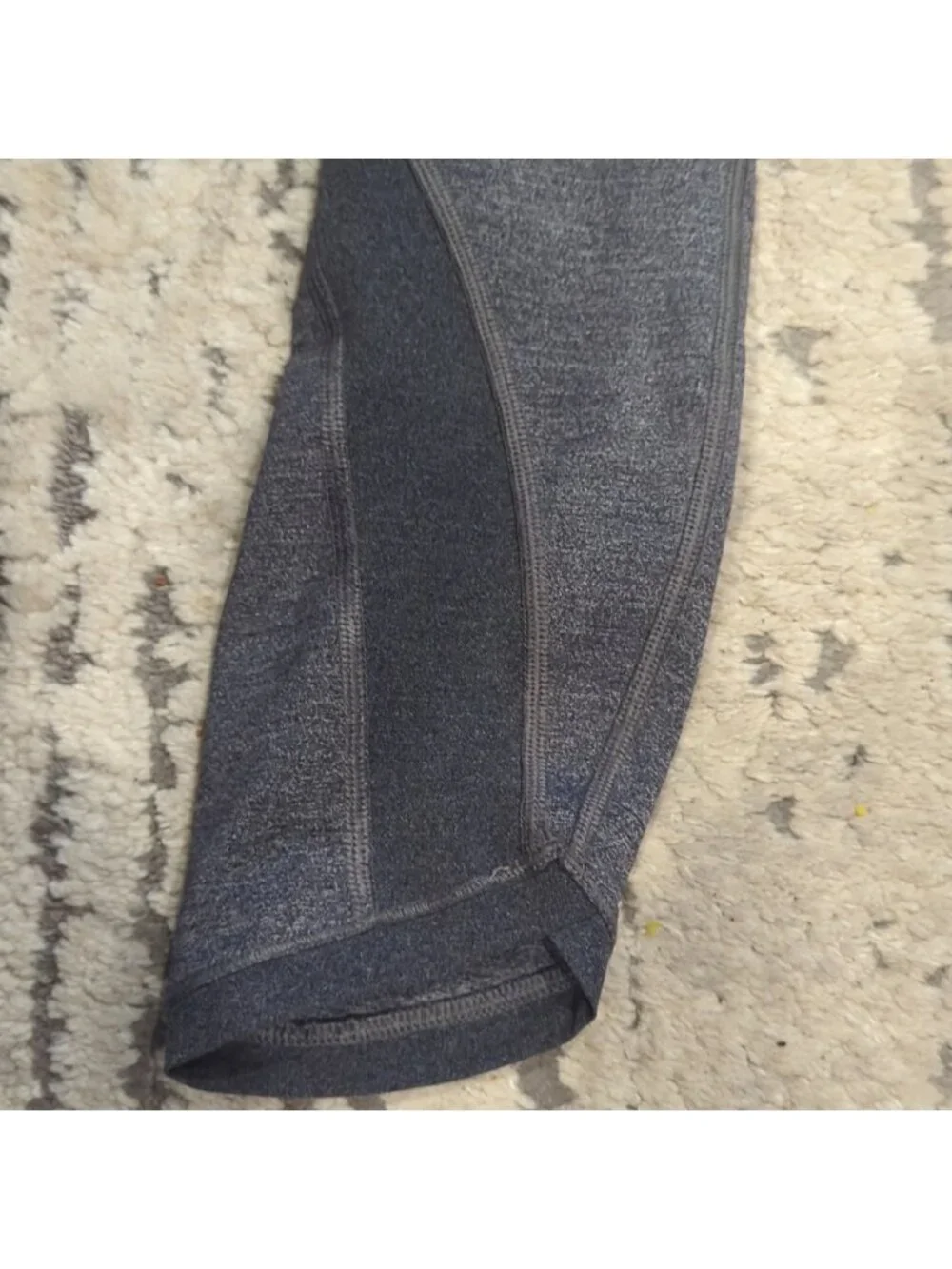 Lululemon Featherlight Tight Heathered Black